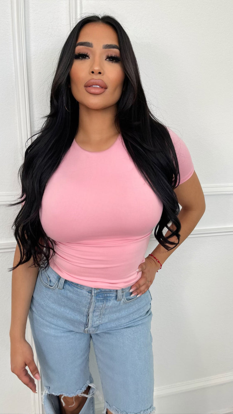 Baby Pink Essential Top