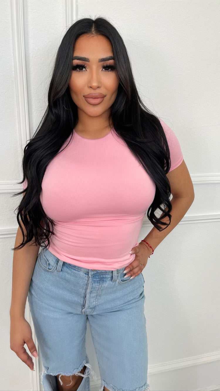 Baby Pink Essential Top