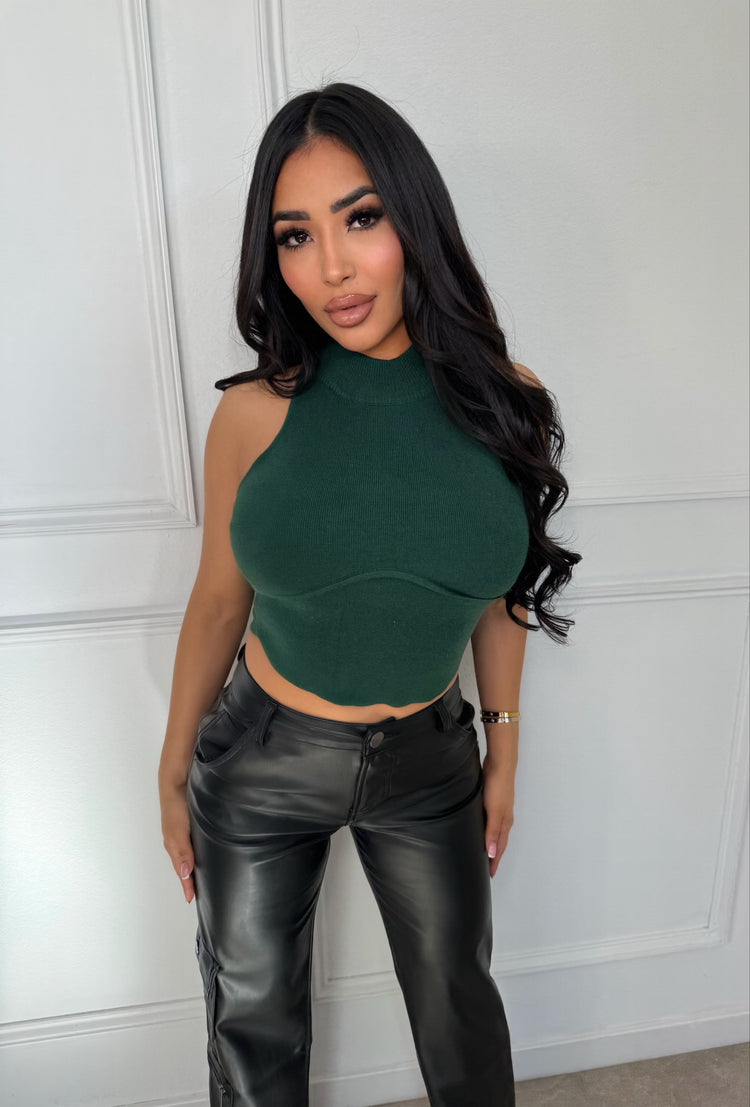 Polished Pine Crop Top