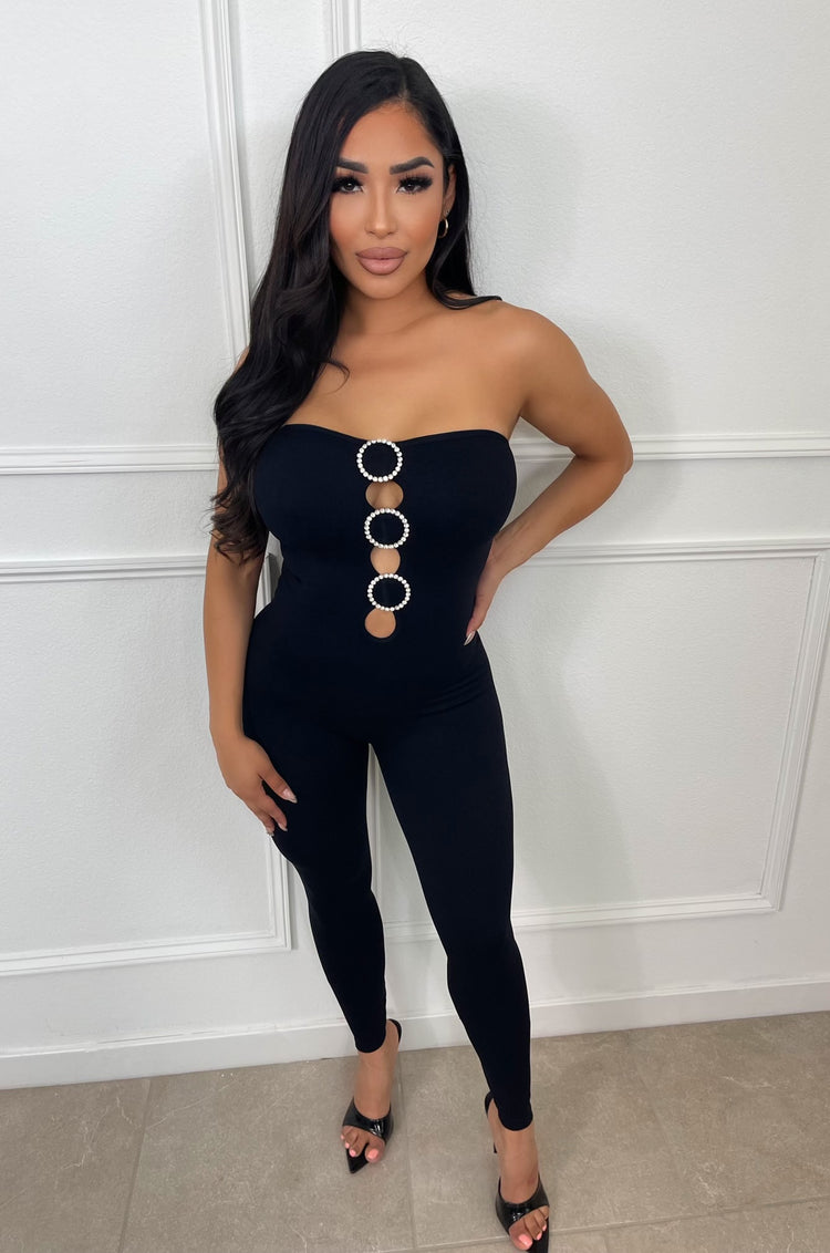 Valeria Black Jumpsuit