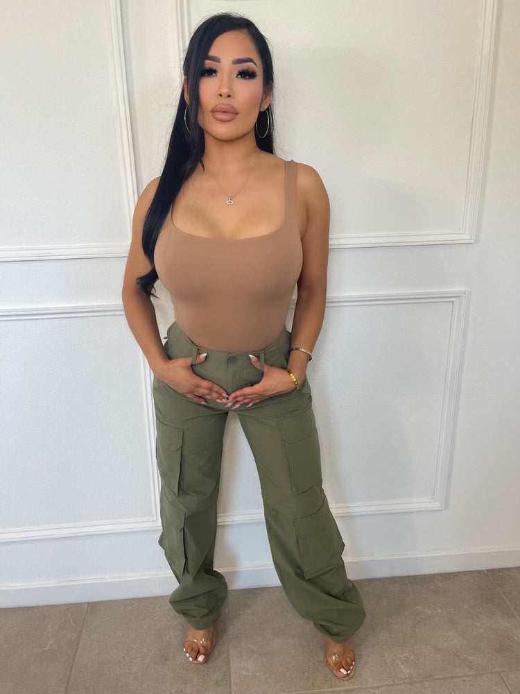 Gia Cargo Pants - Olive