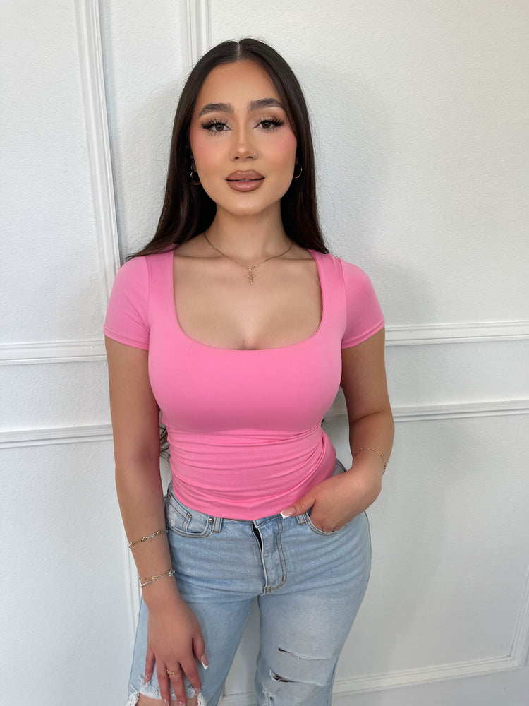 Kimmy Pink Top