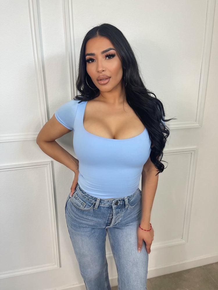 Bernice Blue Top