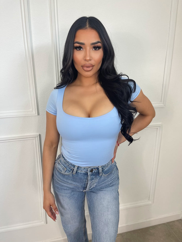 Bernice Blue Top