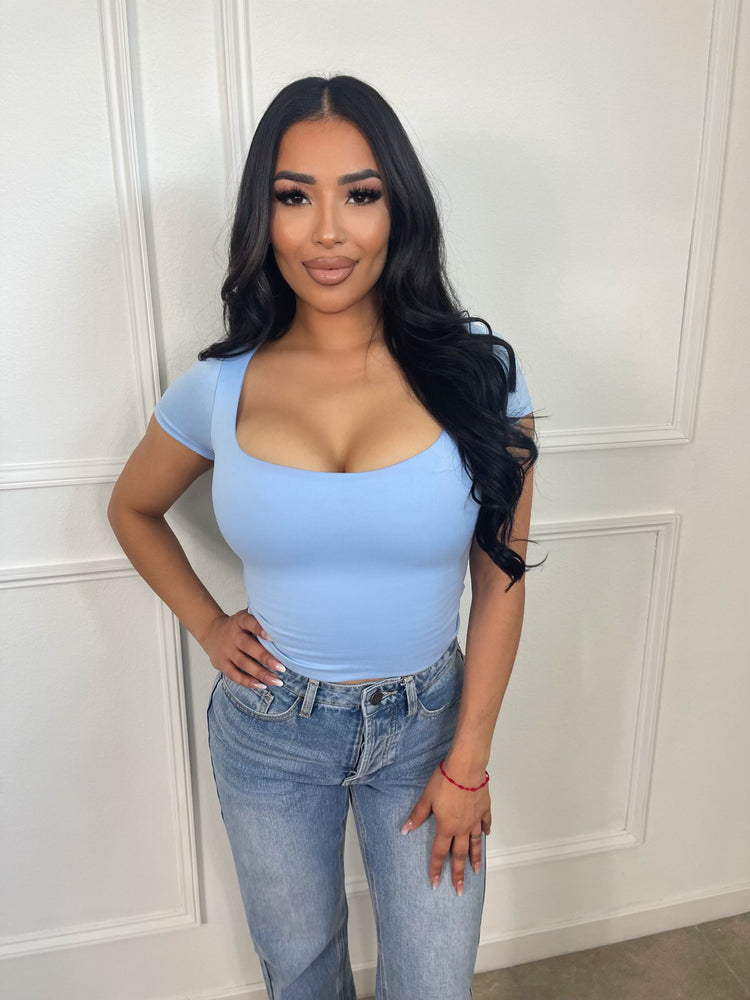 Bernice Blue Top