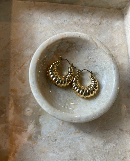 Angelina Gold Hoops