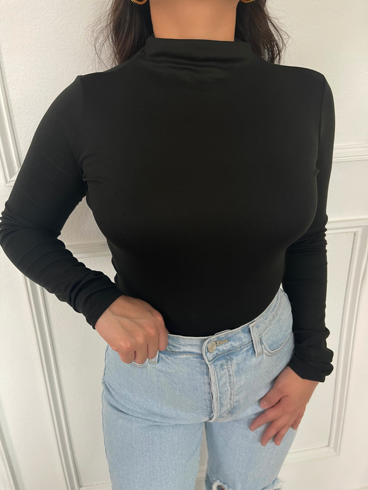 Kourtney Mock Neck Bodysuit