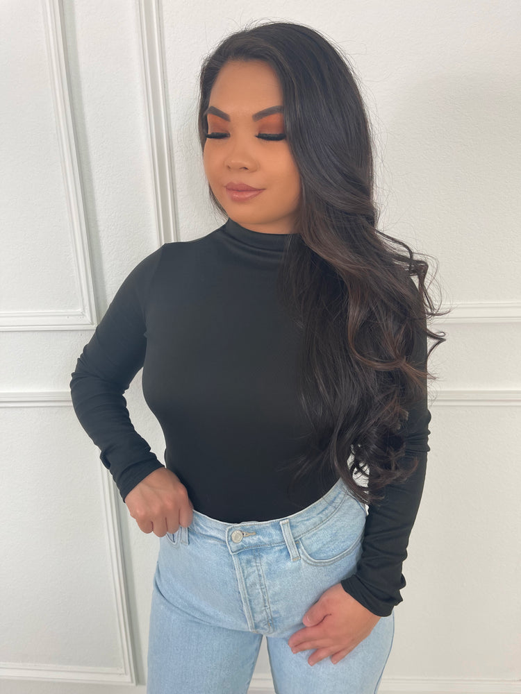 Kourtney Mock Neck Bodysuit