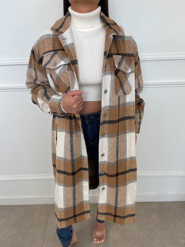 Amaya Flannel Coat