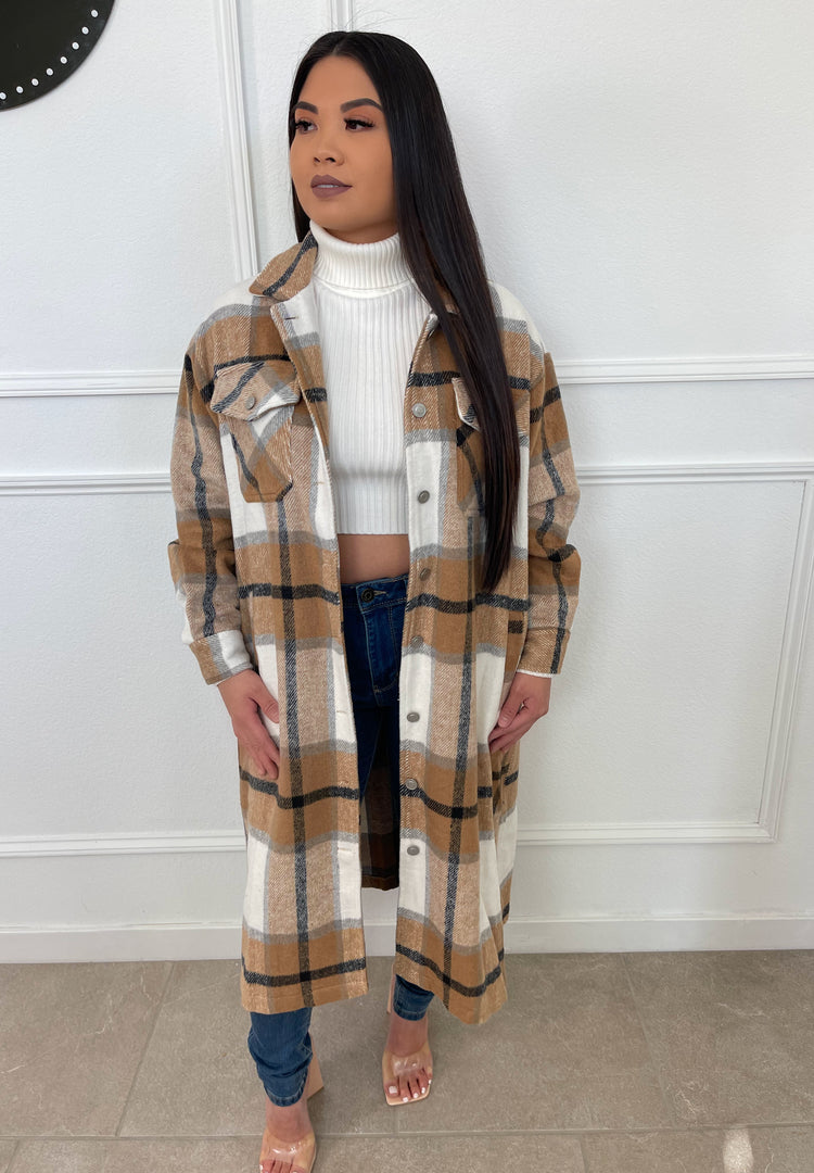 Amaya Flannel Coat