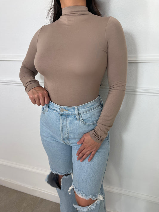 Kim Mock Neck Bodysuit