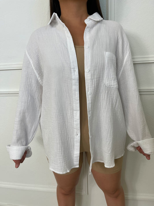 Araceli Oversized Button Up