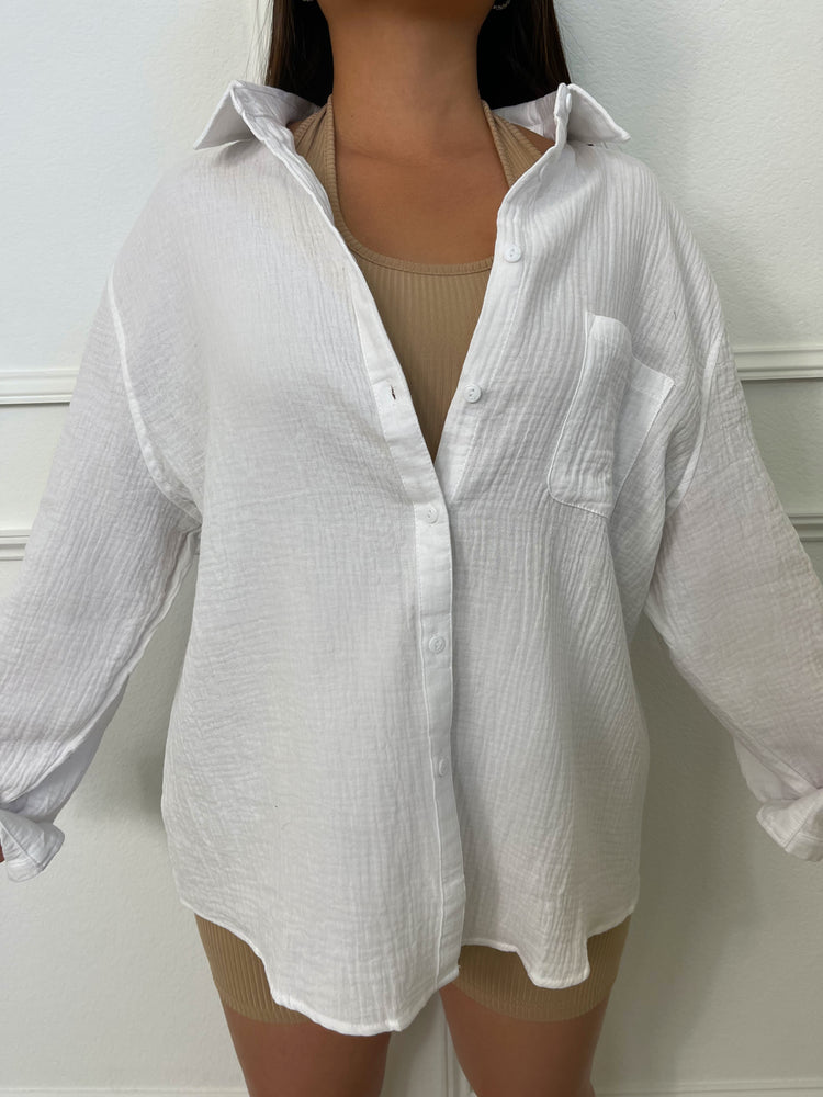 Araceli Oversized Button Up