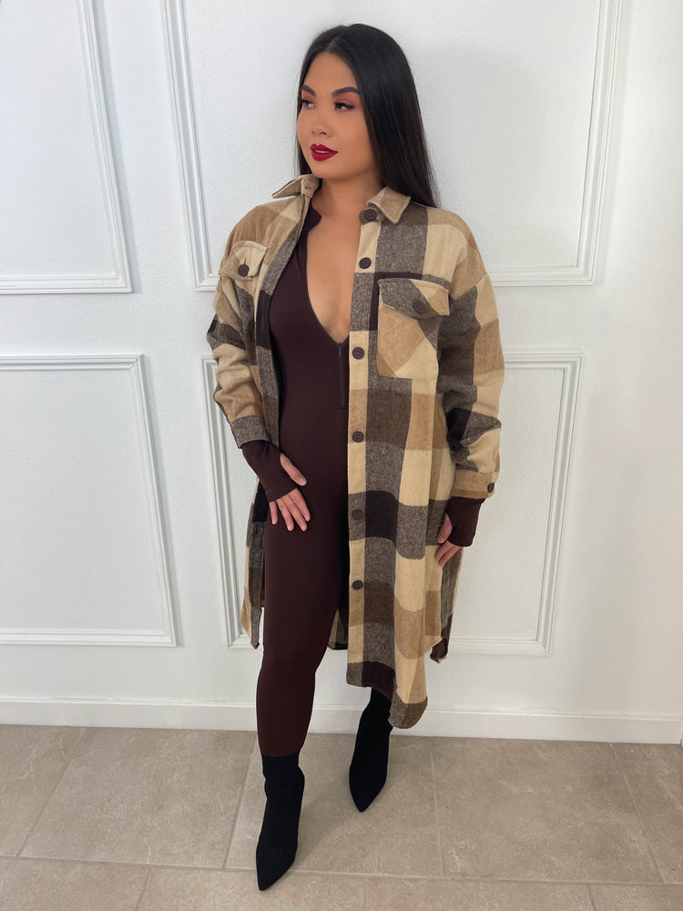 Anna Flannel Coat